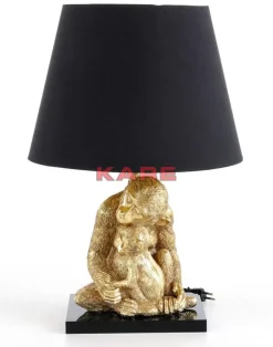Tischleuchte Animal Monkey Love Hug Gold 50Cm