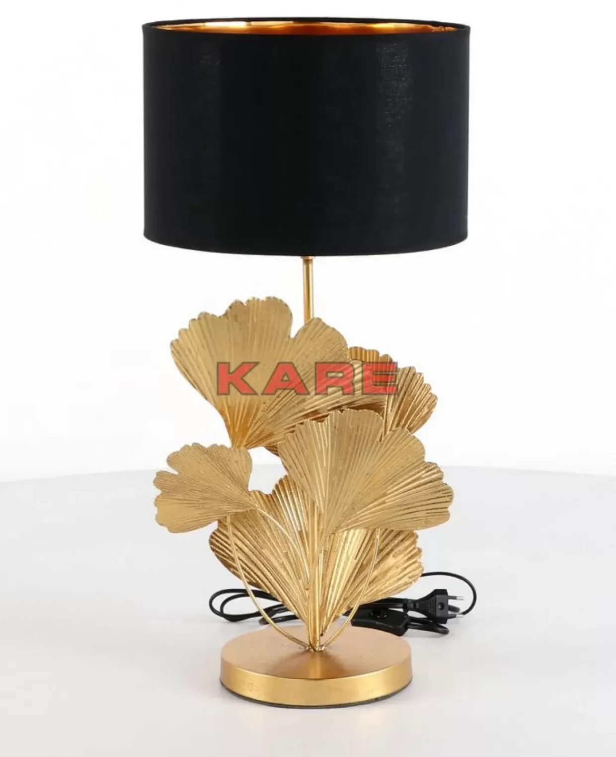 Tischleuchte Flores Gold