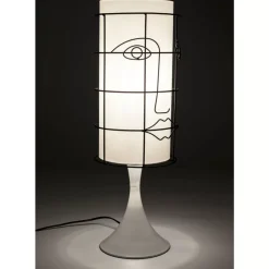 Tischleuchte Grid Face Weis 60Cm