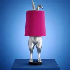 Tischleuchte Hiding Bunny Magenta