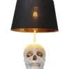 Tischleuchte Skull Crystals Front 44Cm