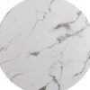 Tischplatte Schickeria Marmoroptik Weis O80Cm