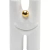 Vase Funny Teeth Weis 16Cm
