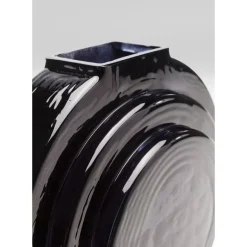 Vase Las Vegas Disc Schwarz
