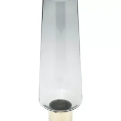 Vase Noble Ring Grau 40Cm