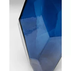 Vase Origami Blau 31Cm