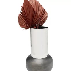 Vase Vesuv Schwarz 42Cm