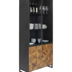 Vitrine Illusion Gold 90X180Cm