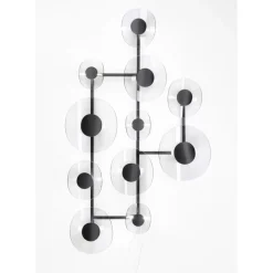 Wandleuchte Mariposa Schwarz Smoke 116X198Cm