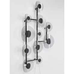 Wandleuchte Mariposa Schwarz Smoke 116X198Cm
