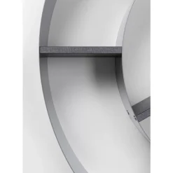 Wandregal Snail Silver Grau