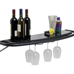 Wandregal Treviso Schwarz 120X10Cm