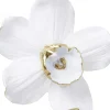 Wandschmuck Orchid Weis 25Cm