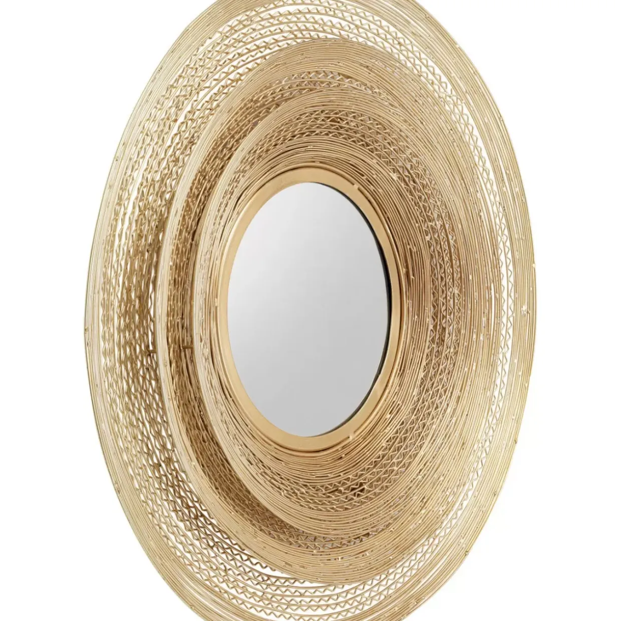 Wandspiegel Gold Wire O61Cm