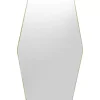 Wandspiegel Shape Hexagon Brass 64X94,5Cm