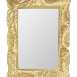 Wandspiegel Wavy Brass 94X124Cm