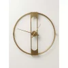 Wanduhr Clip Gold O60Cm