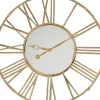Wanduhr Giant Gold O120Cm
