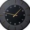 Wanduhr Lio Schwarz O60