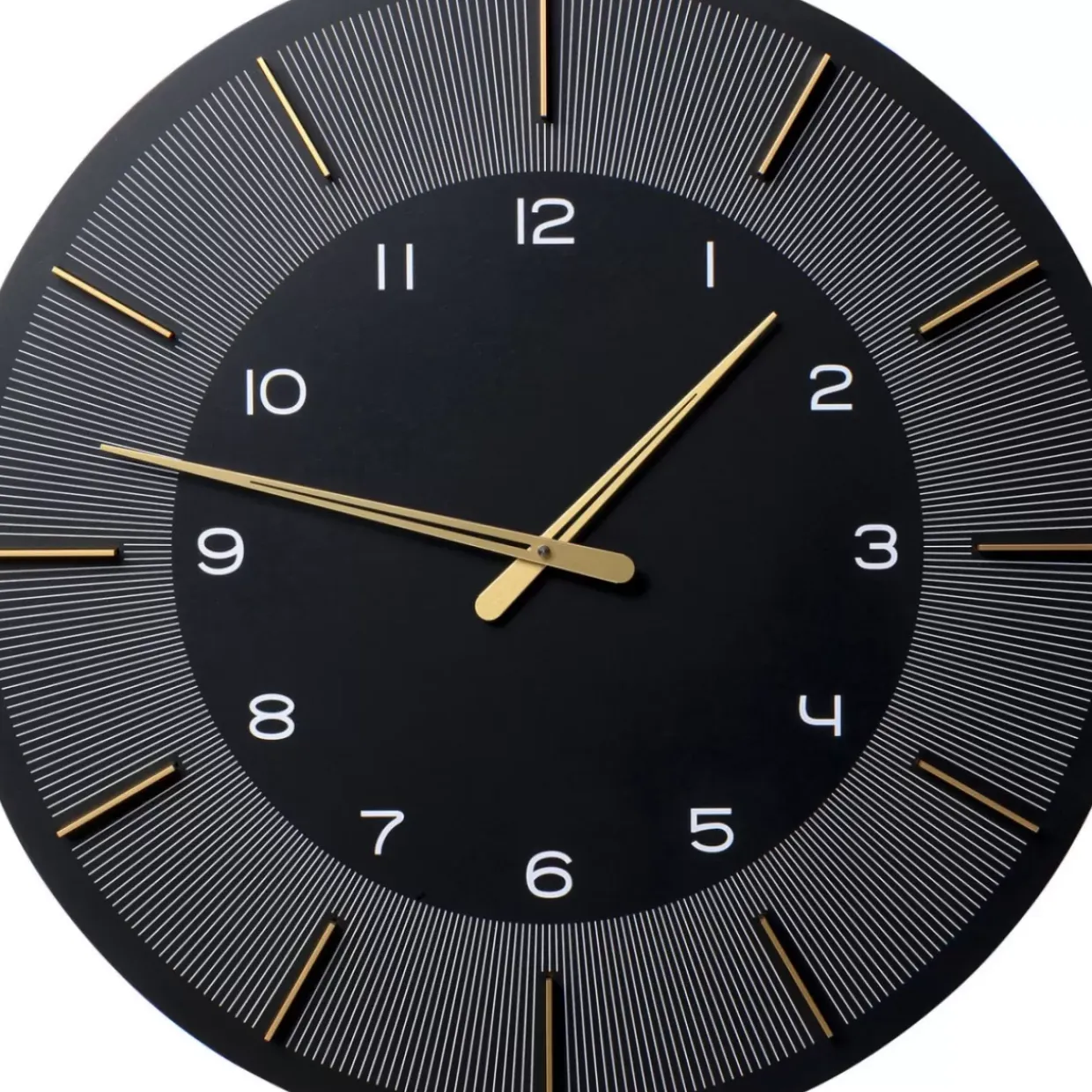 Wanduhr Lio Schwarz O60