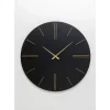 Wanduhr Luca Schwarz O70Cm