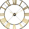 Wanduhr Nevio Brass O95Cm