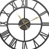 Wanduhr Roman Schwarz O41Cm