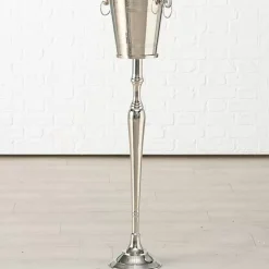 Weinkuhler Pillar Silber