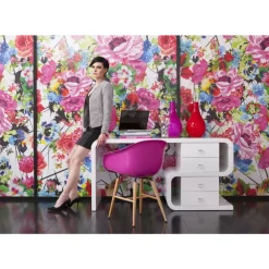 White Club Schreibtisch Snake 150X70Cm