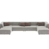 Wohnlandschaft Infinity Malibu Grau 434Cm